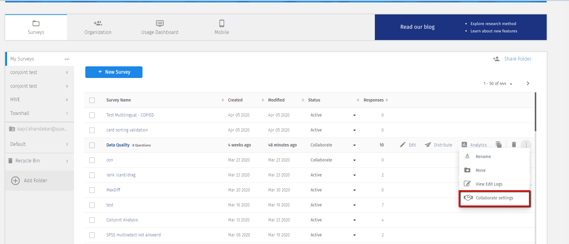 Survey Software Help Image
